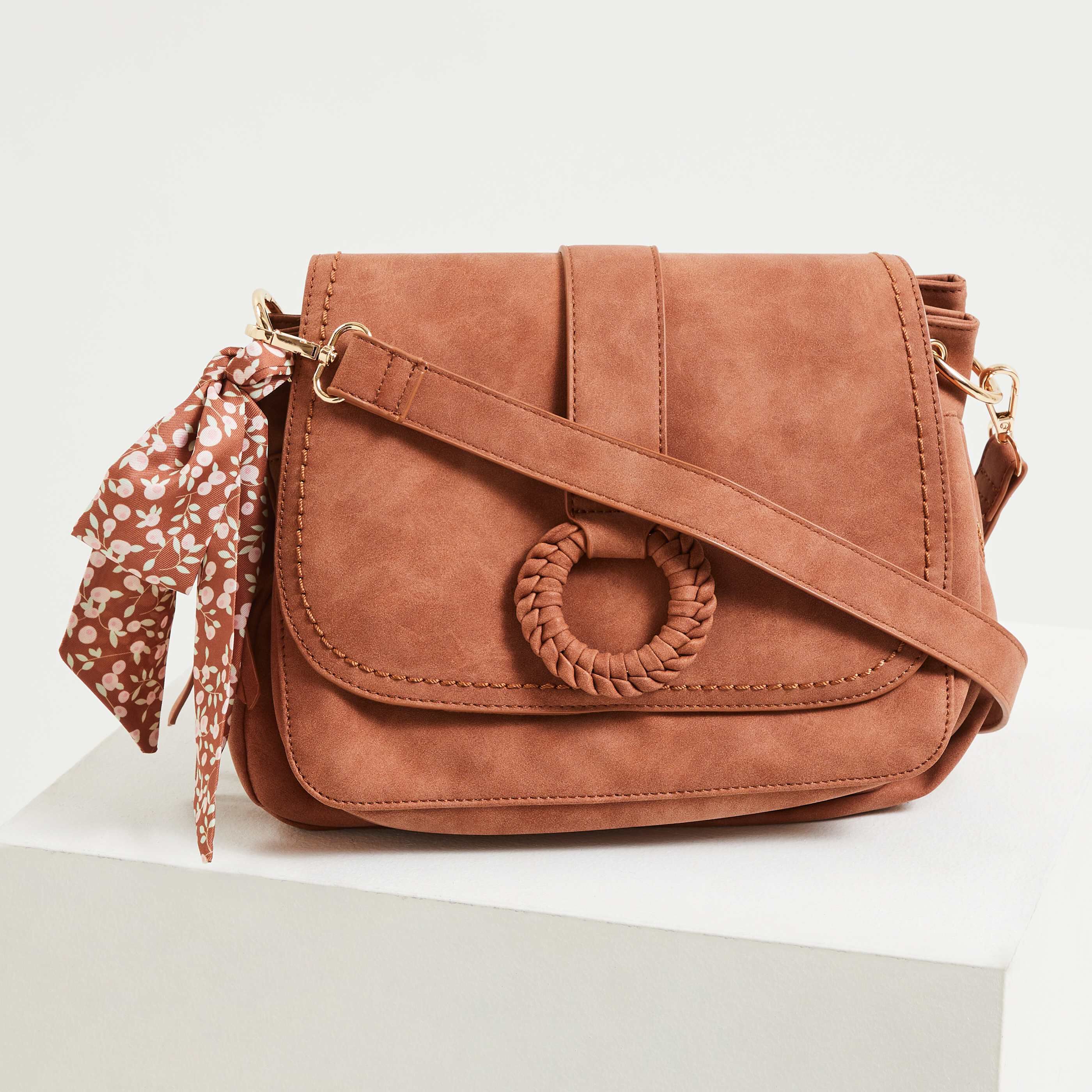 Sac besace femme - CAMEL