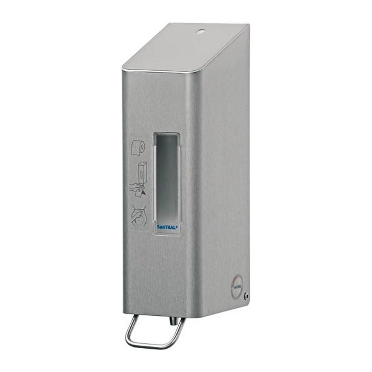 Dispenser voor toiletbrilreiniger Santral RVS 600 ml