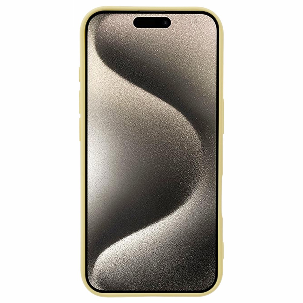 iPhone 16 Gummi Case Schutzhülle - Gelb (Matt)