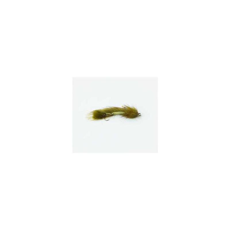 Mouche Spécial Carnassier Tof Articulee Truite - Olive Variant