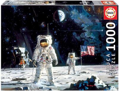 Educa Puslespill First Men on the Moon 1000 Brikker