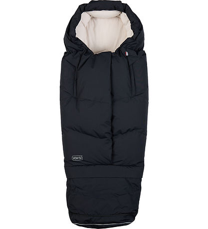 Voksi Fußsack - City North - 90/115 cm - Black/Cream