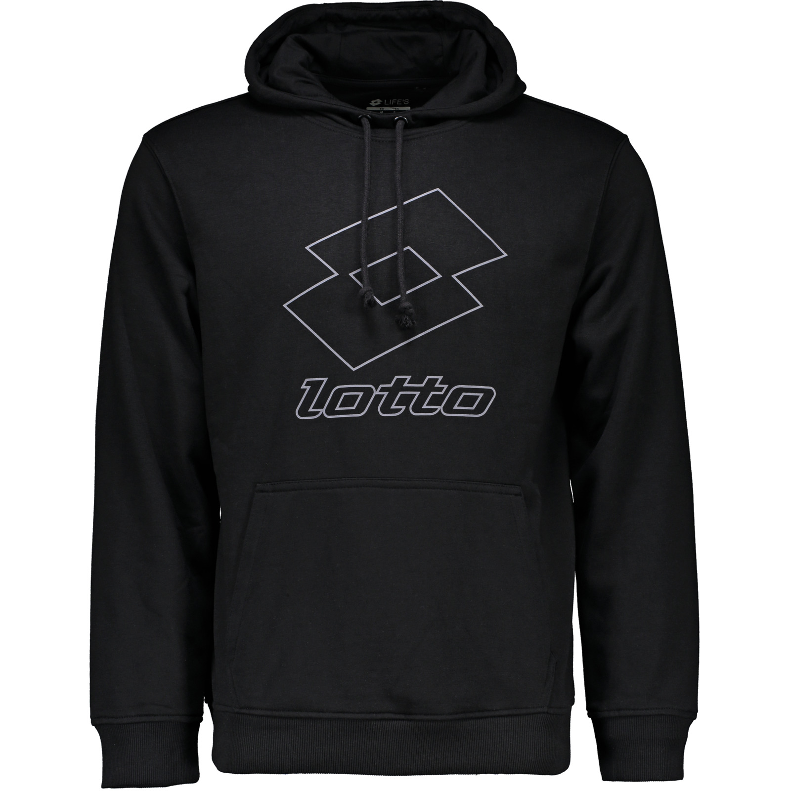 Lotto Herren-Hoodie Smart IV XL, schwarz