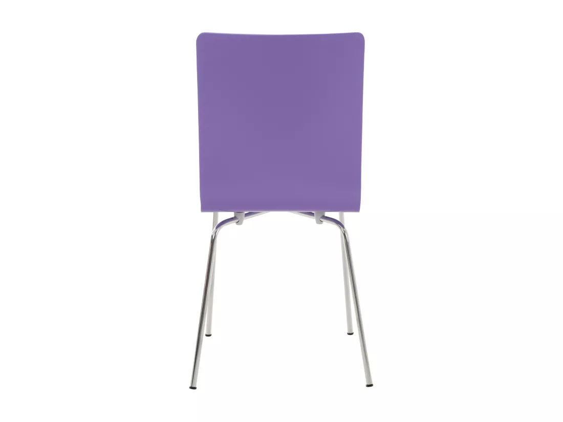 Lot de 2 Chaise de conférence - Bois & Antique - Violet - PEPE