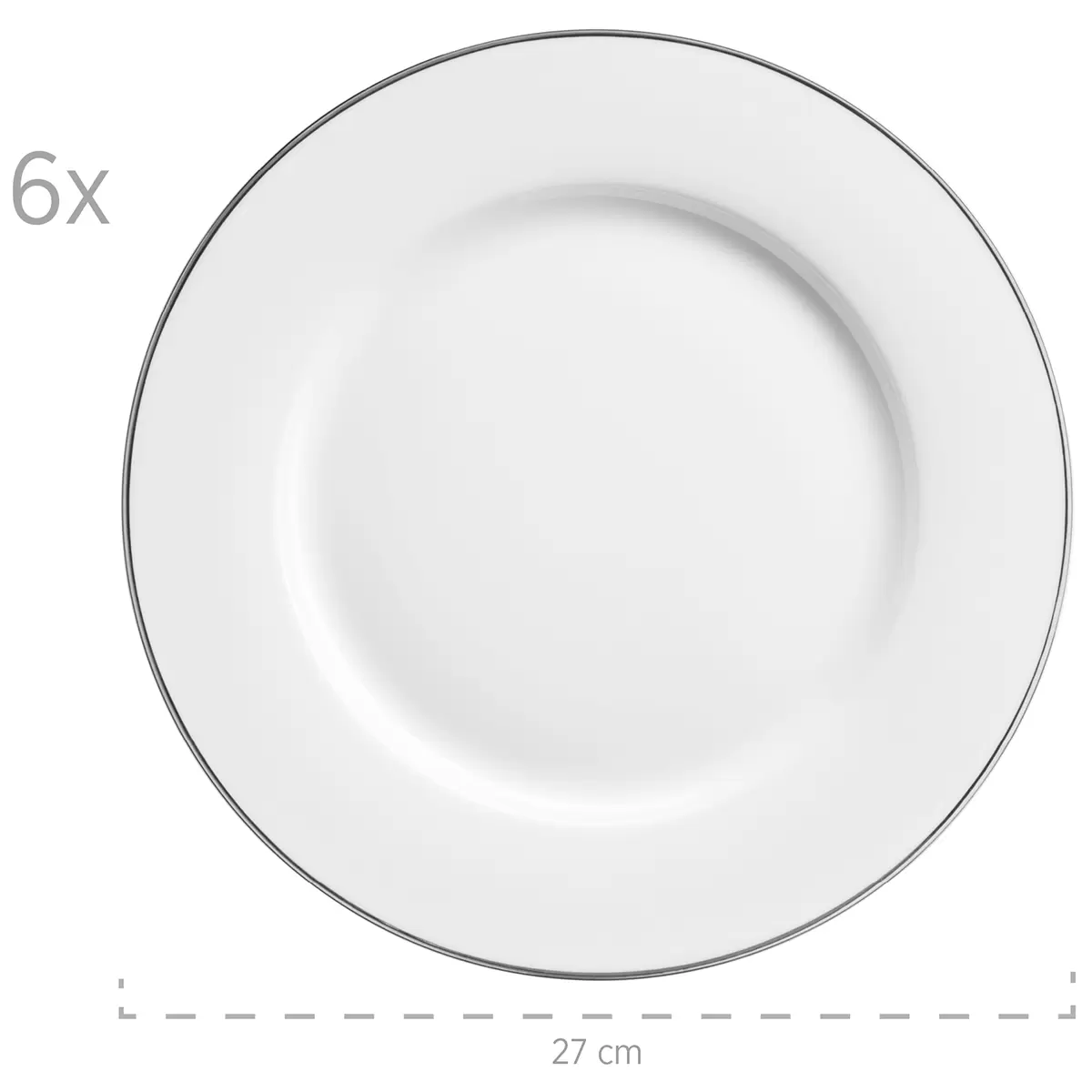 Tafelservice 12-tlg. PROFESSIONAL DINING Silber