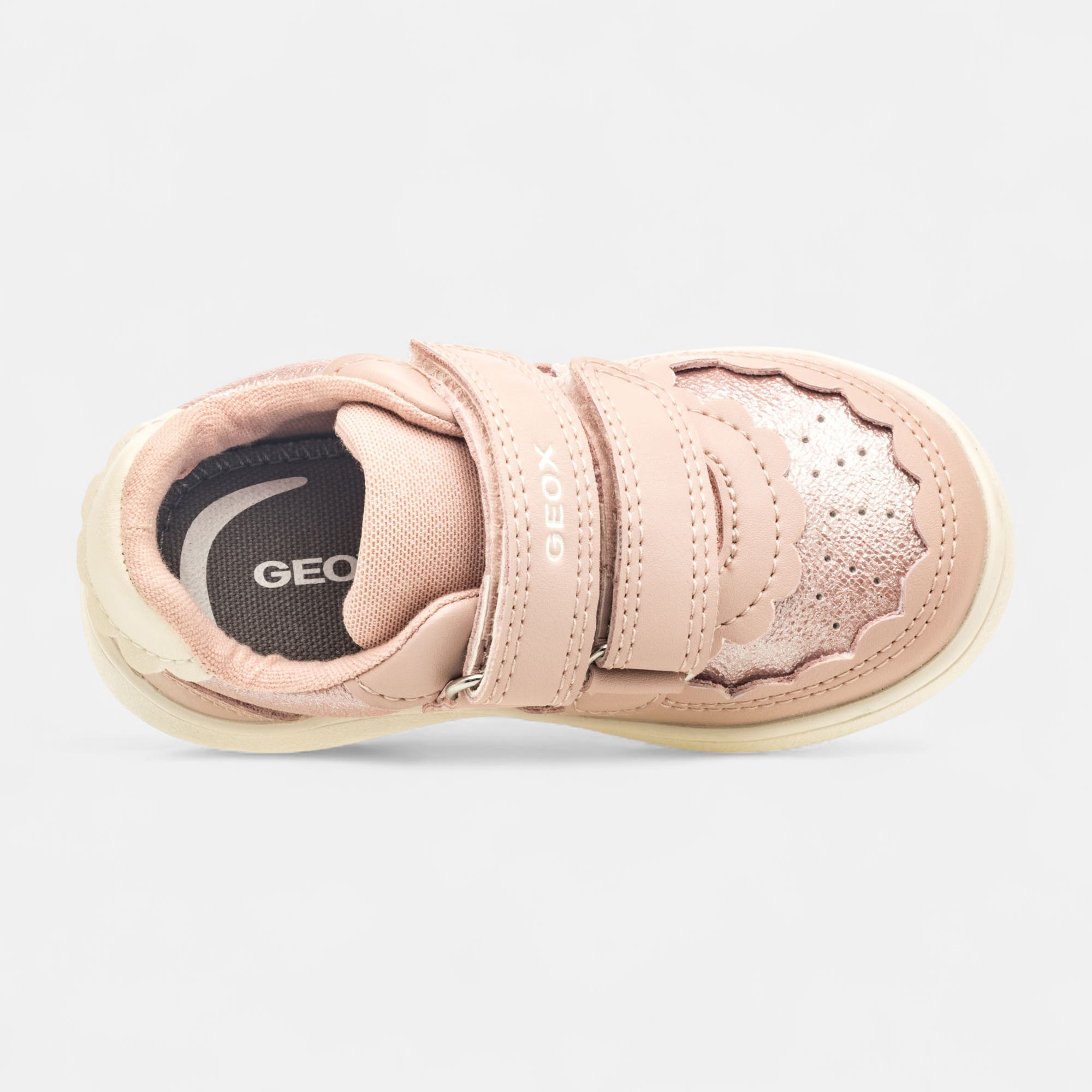 Baskets basses Bébé fille rose