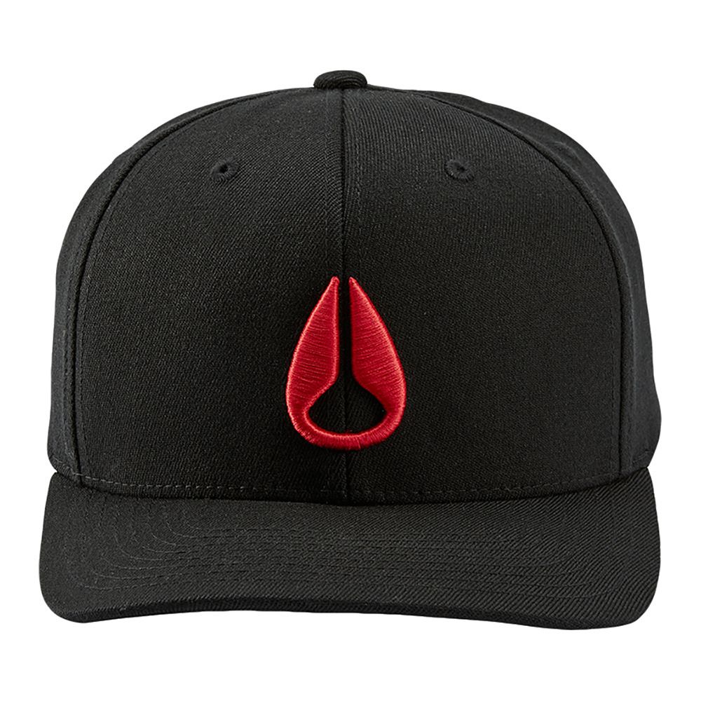 Nixon DEEP DOWN - Casquette black/red