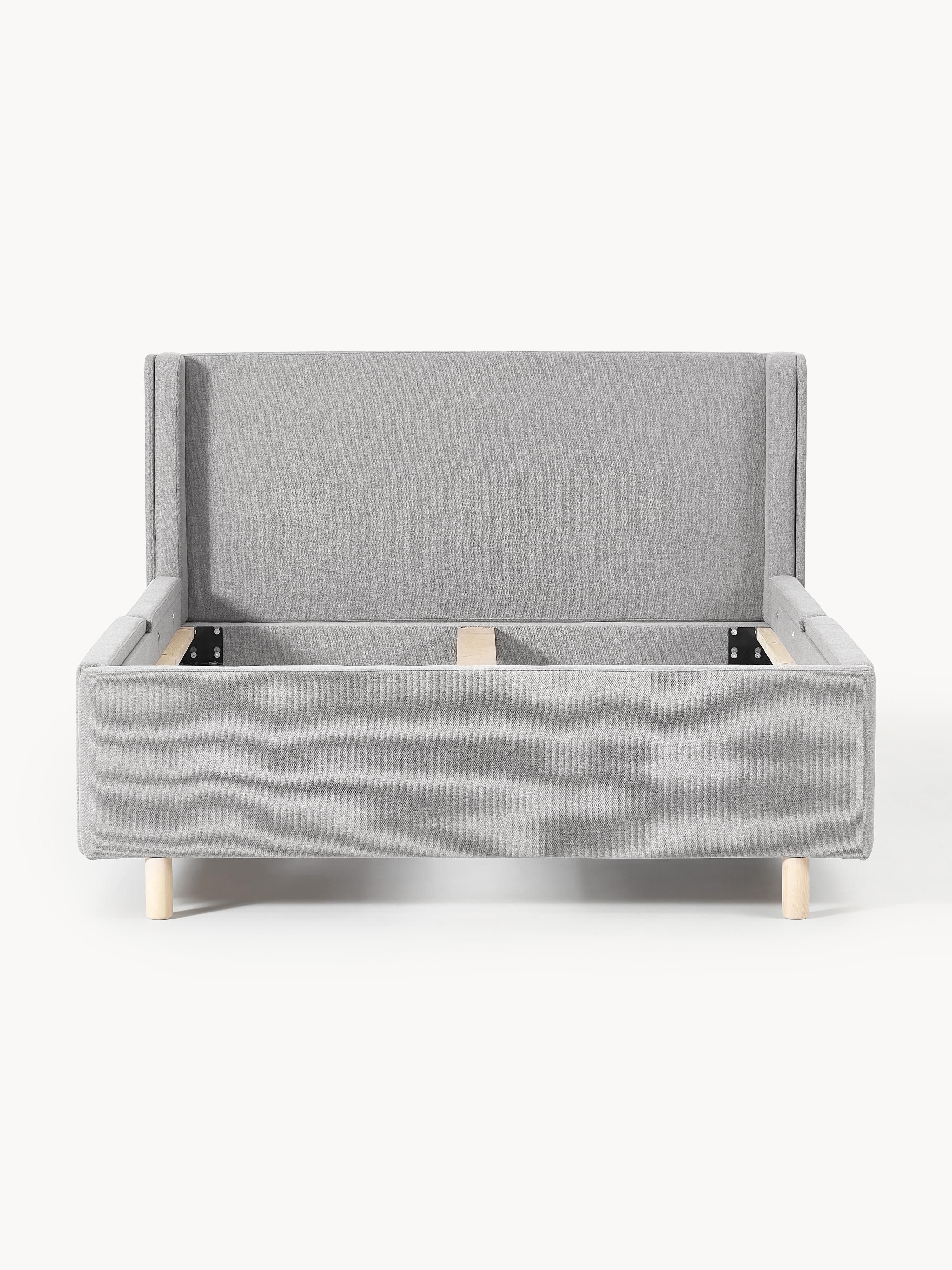 Gestoffeerd bed Arche met lades