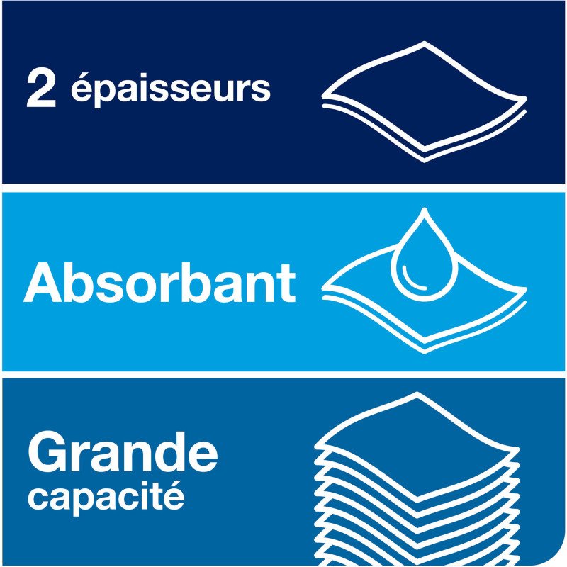 Rouleau d'essuie-mains Tork Matic H1 Advanced double épaisseur 150 m - Colis de 6