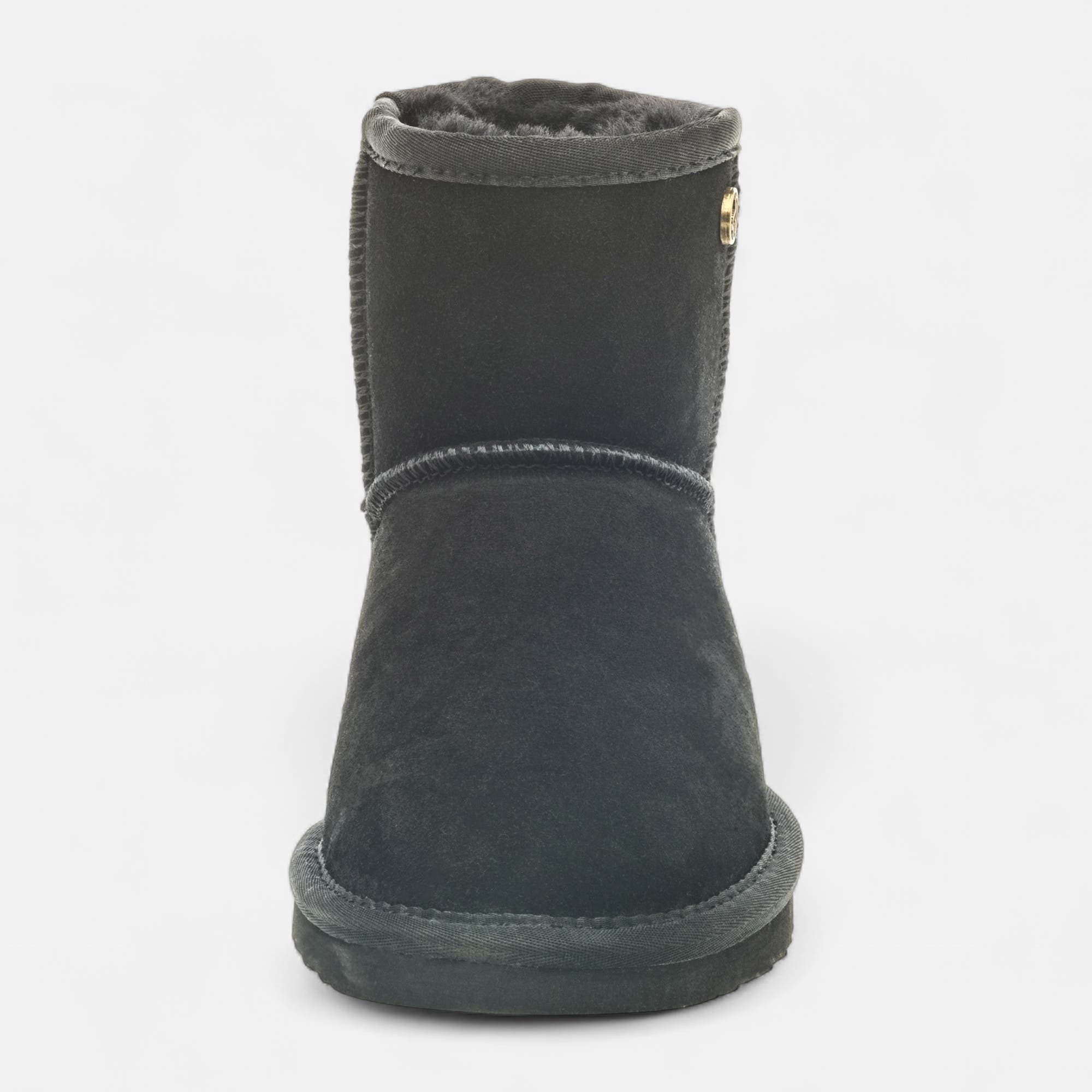 Boots Femme en cuir noir