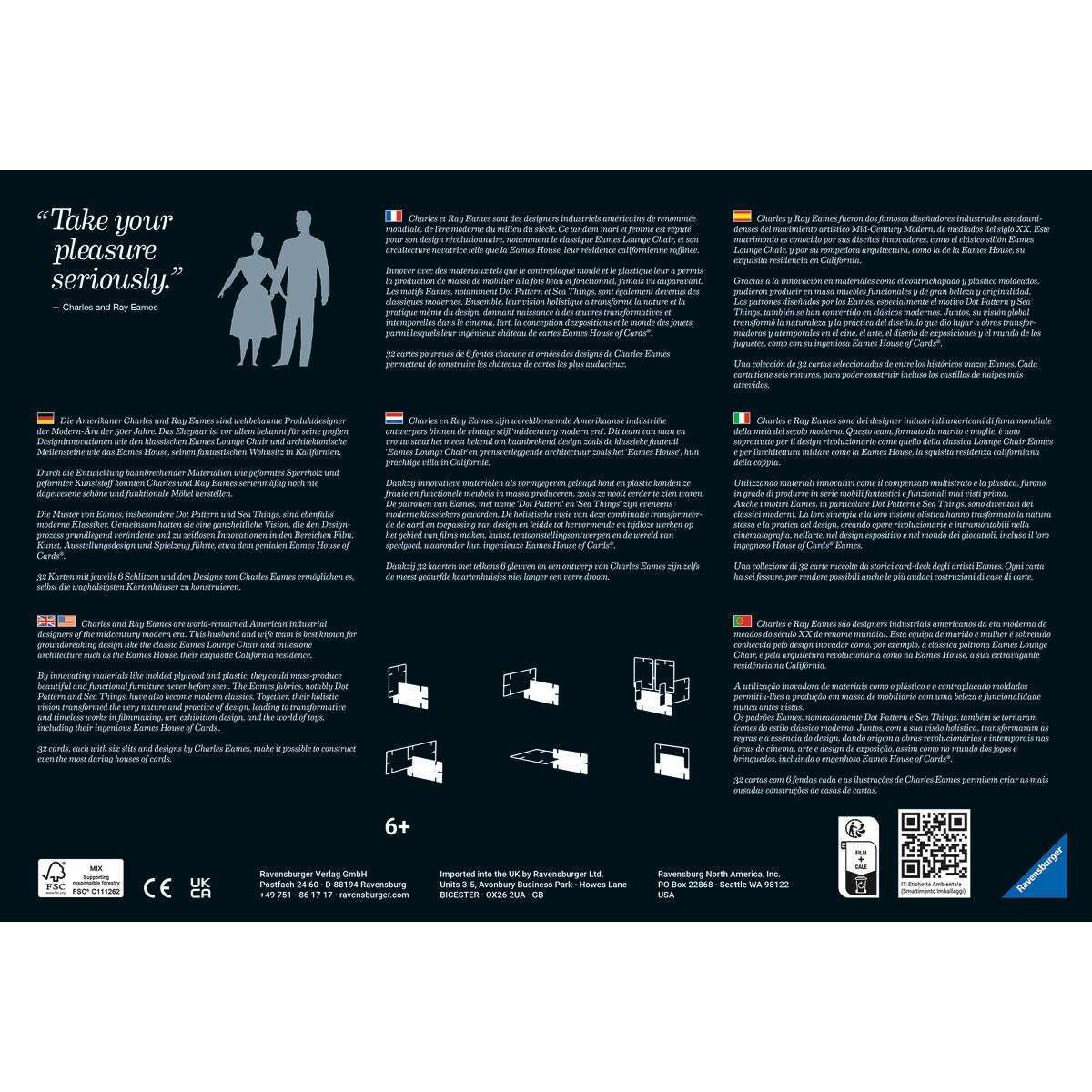 Ravensburger Spiel EAMES House of Cards Collectors Edition