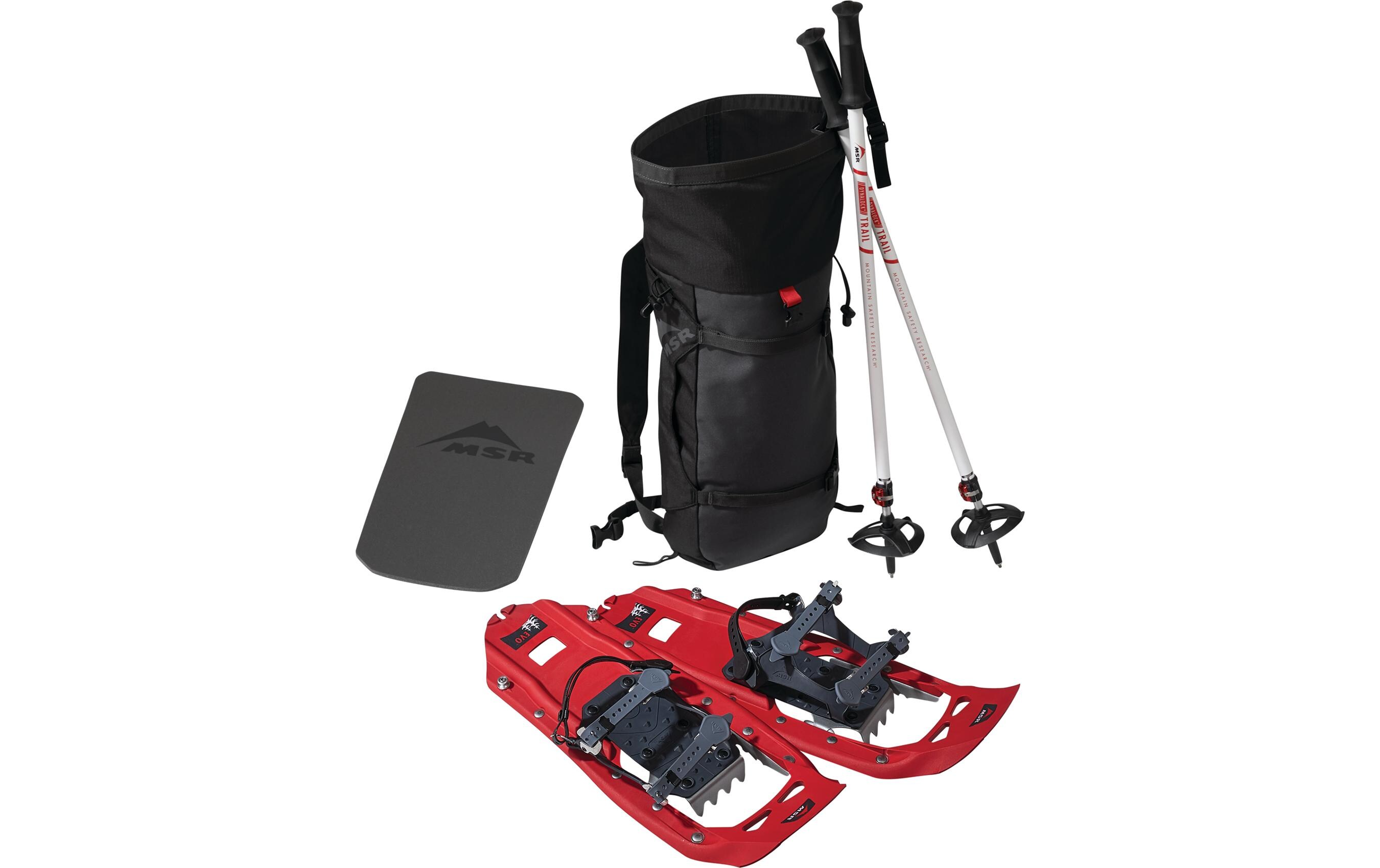 Schneeschuhwanderstöcke Poles DynaLock Trail, 80-140 cmZweiteiliger Skistock aus Aluminium