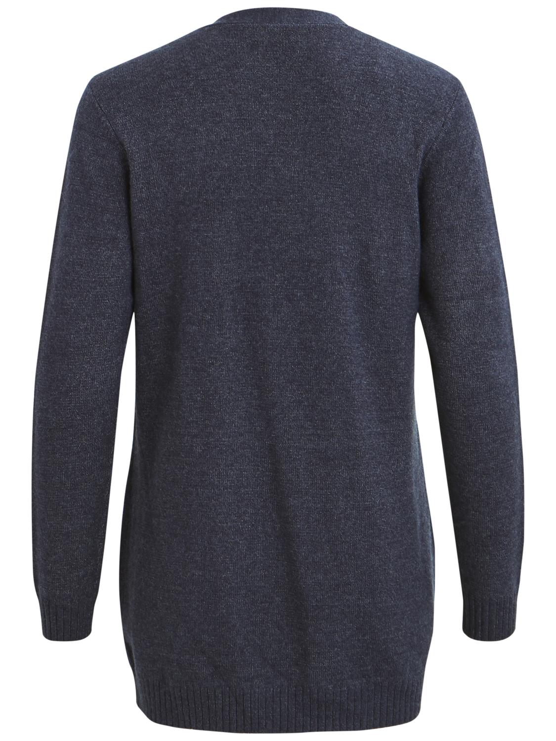 Vila  Viril Open L/S cardigan - Total Eclipse