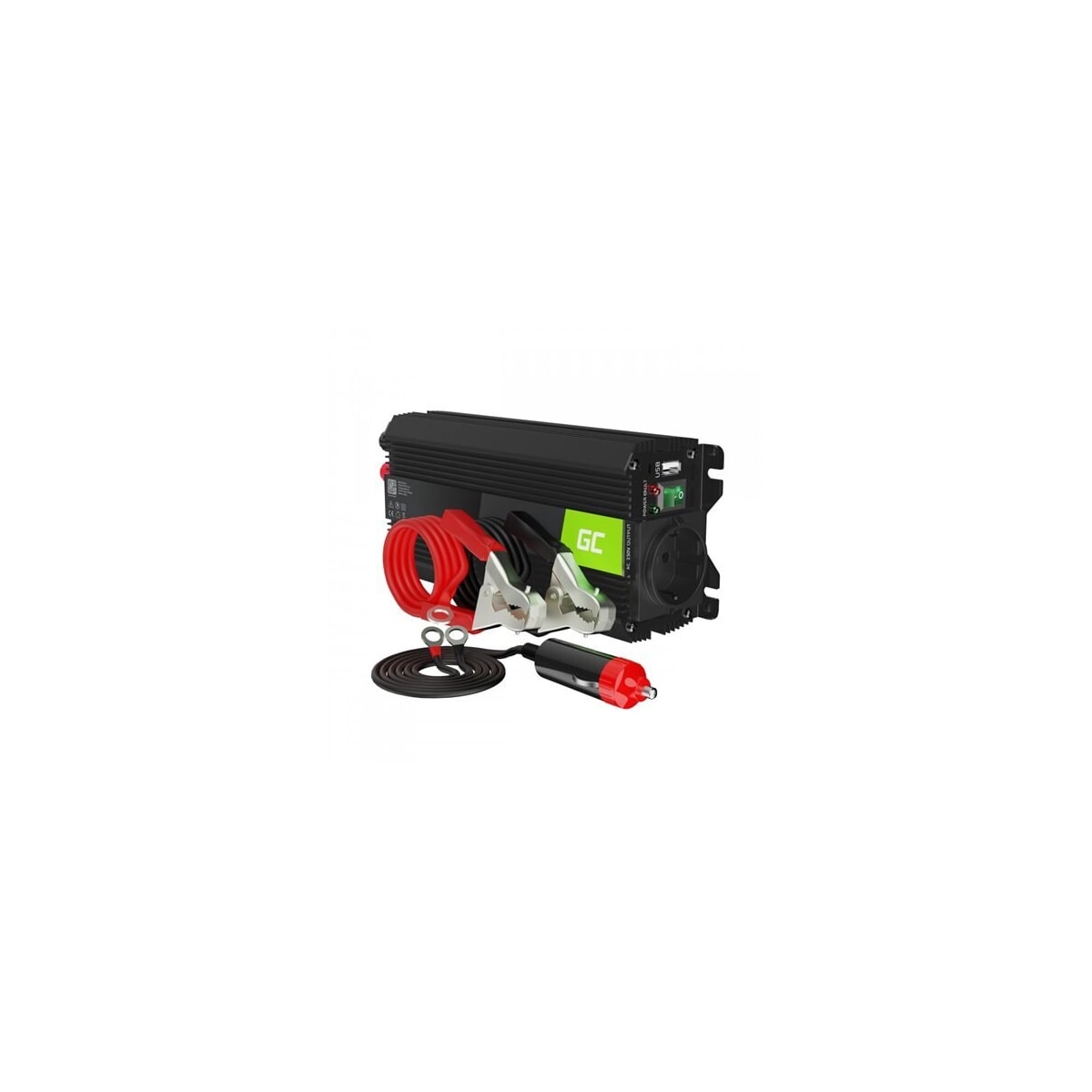 Green Cell Voltage Car Inverter 12V til 230V - 500W/1000W med USB