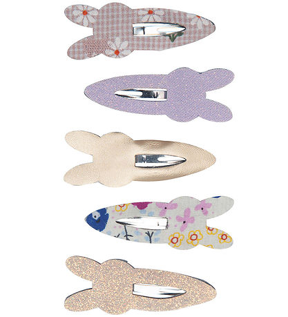 Mimi & Lula Haarspange - 5er-Pack - 4 cm - Ostern Bunny