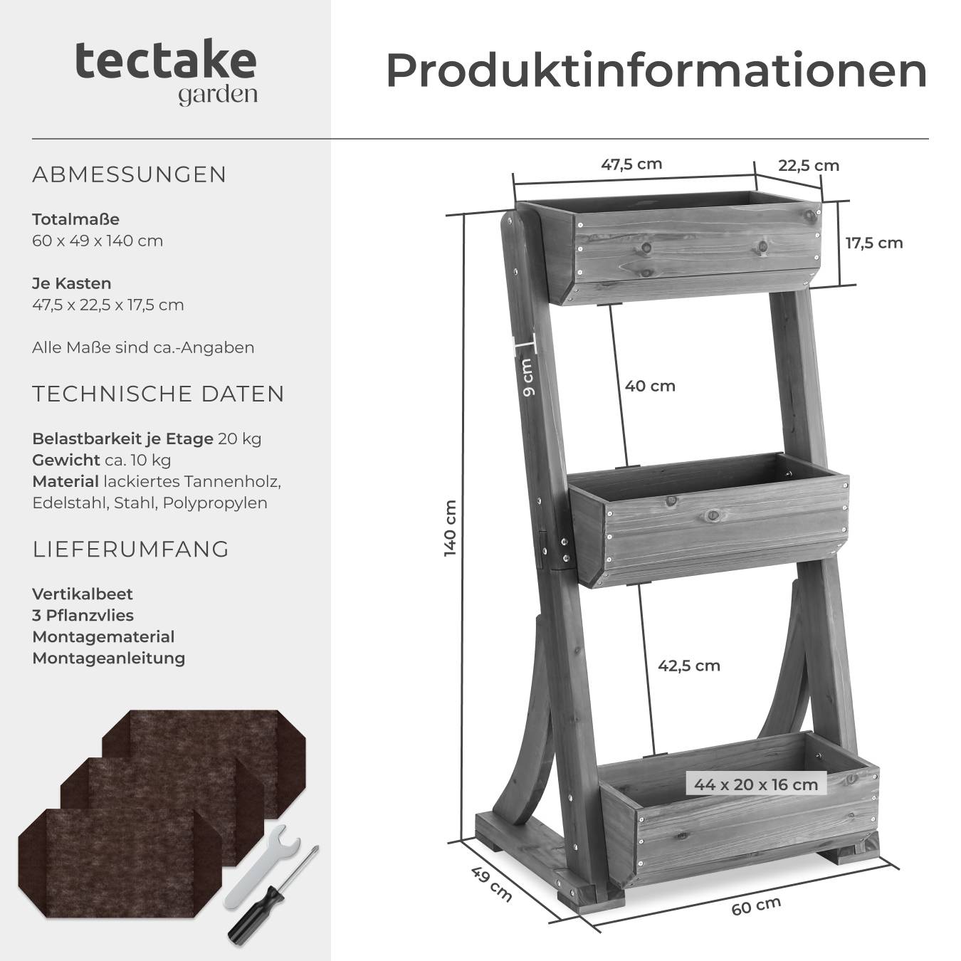 Vertikalbeet Flora
