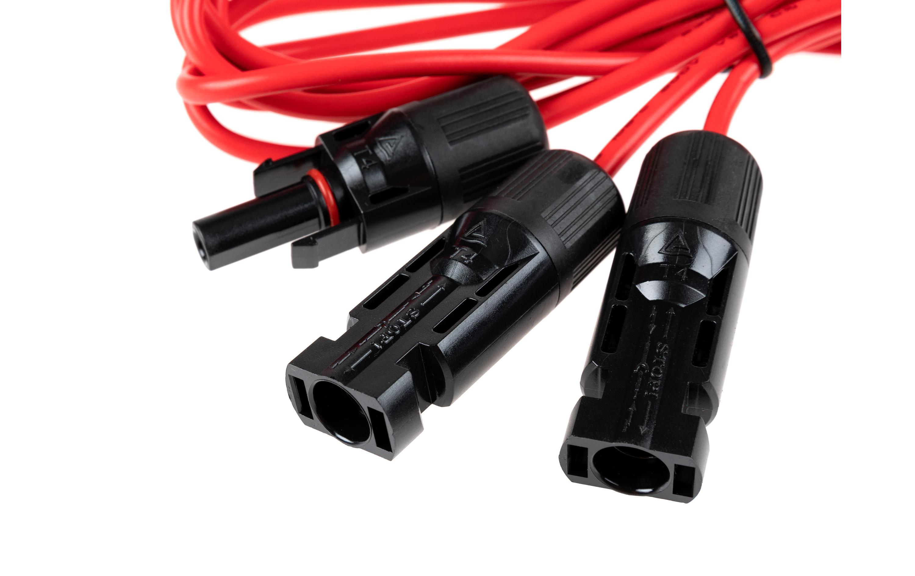 Solar Y-Kabel MC4-kompatibel für SolarmoduleKabel zum parallelen / seriellen Anschliessen von Solarpanels