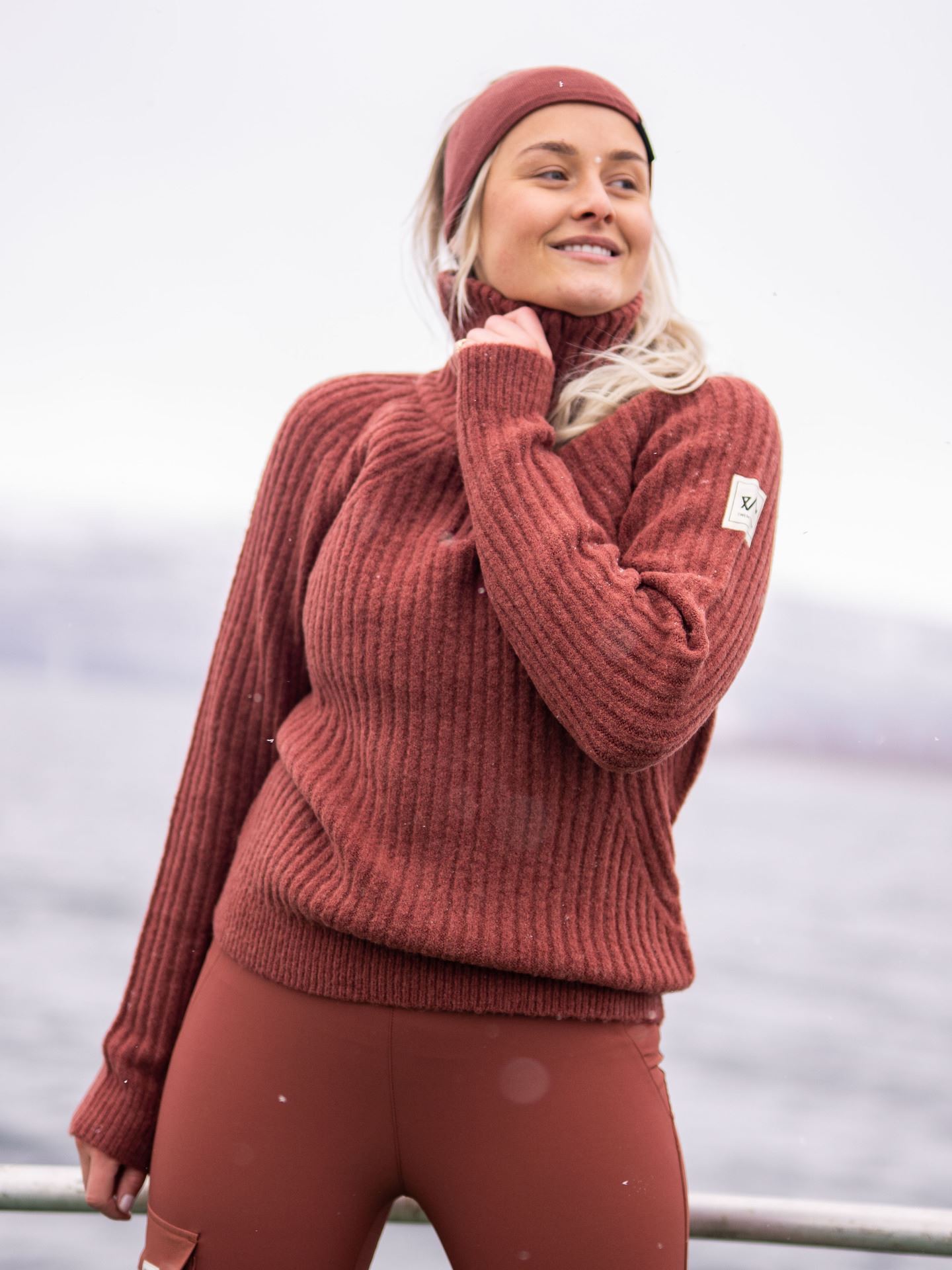 1222 Half Zip Genser