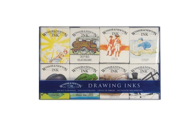 Kalligrafi tusj Drawing Ink William Collection 8x14 ml Winsor & Newton