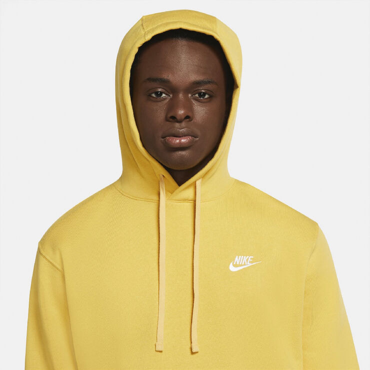 Nike club fleece hoodie Solar flare/solar flare/white
