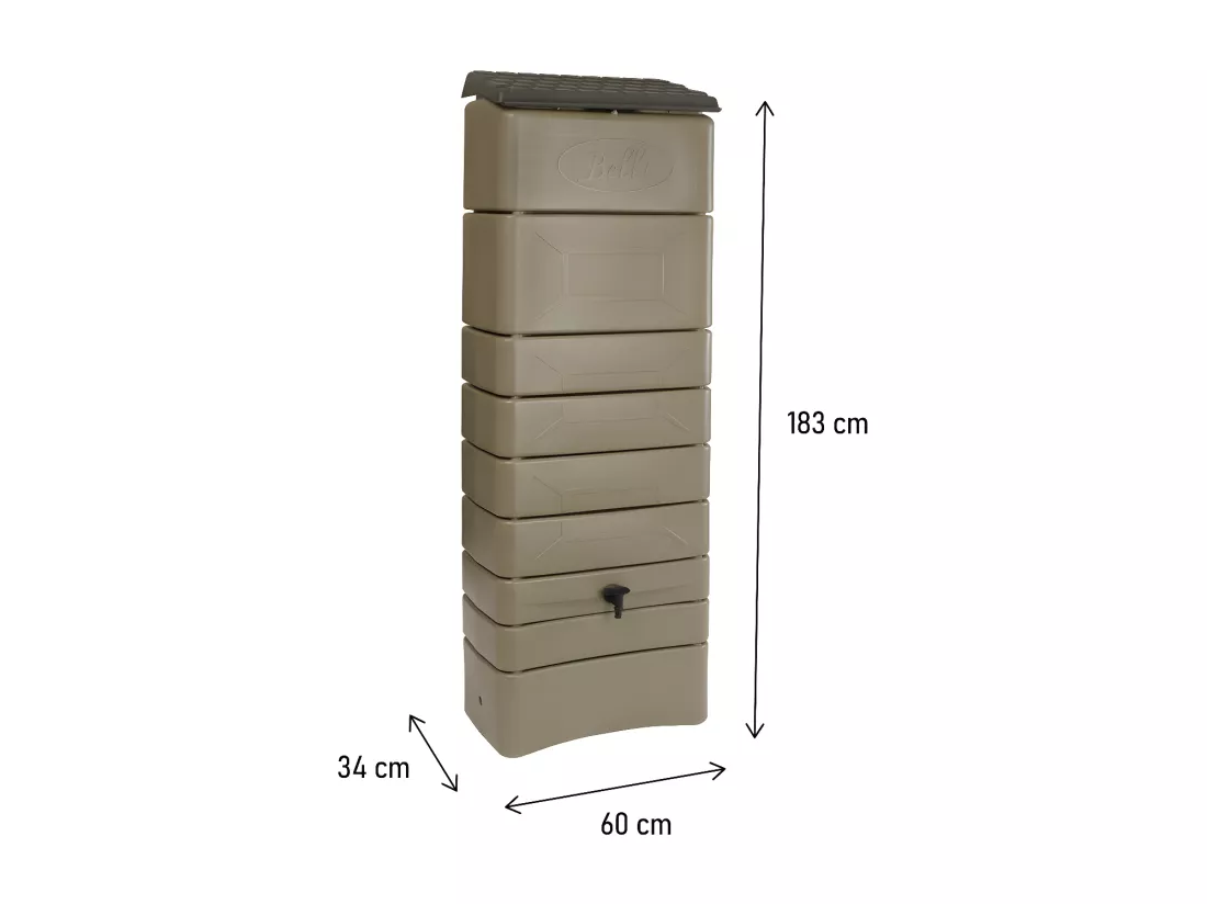 Récupérateur D'eau Mural 300l Avec Couvercle