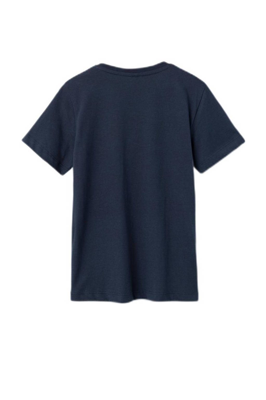 NAME IT Dragonball T-shirt NKMJAVIS met printopdruk donkerblauw