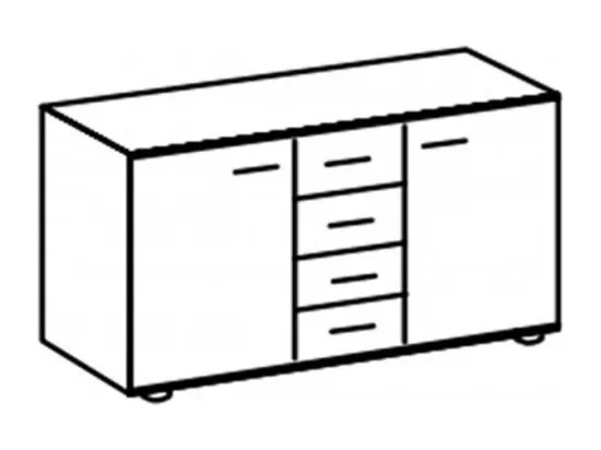 Chambre à coucher complète adulte ( lit adulte 160 x 200 cm+ Commode + chevet+ Armoire)