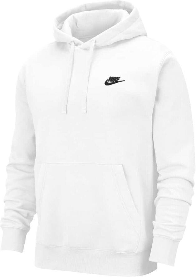Nike club fleece hoodie White