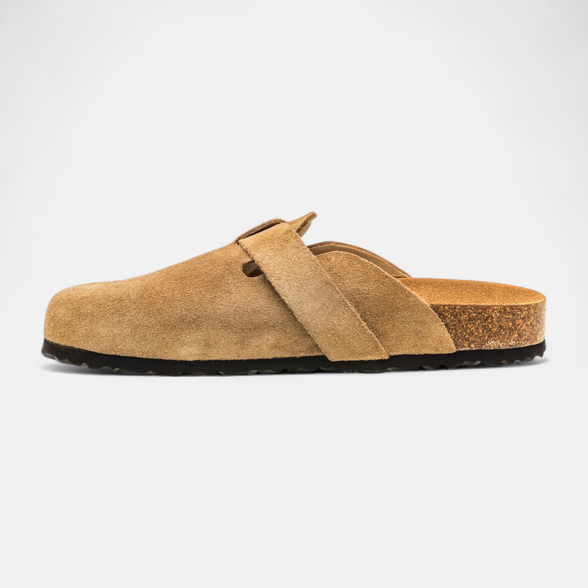 Mules Femme en cuir beige