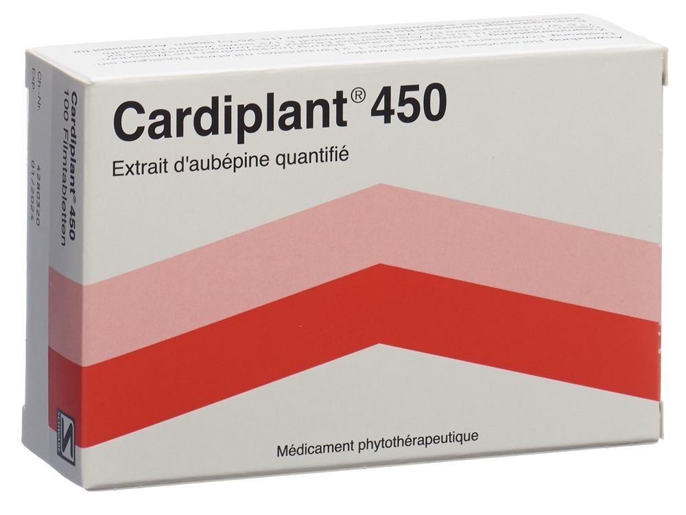 CARDIPLANT Filmtabl 450 mg Blist 100 Stk
