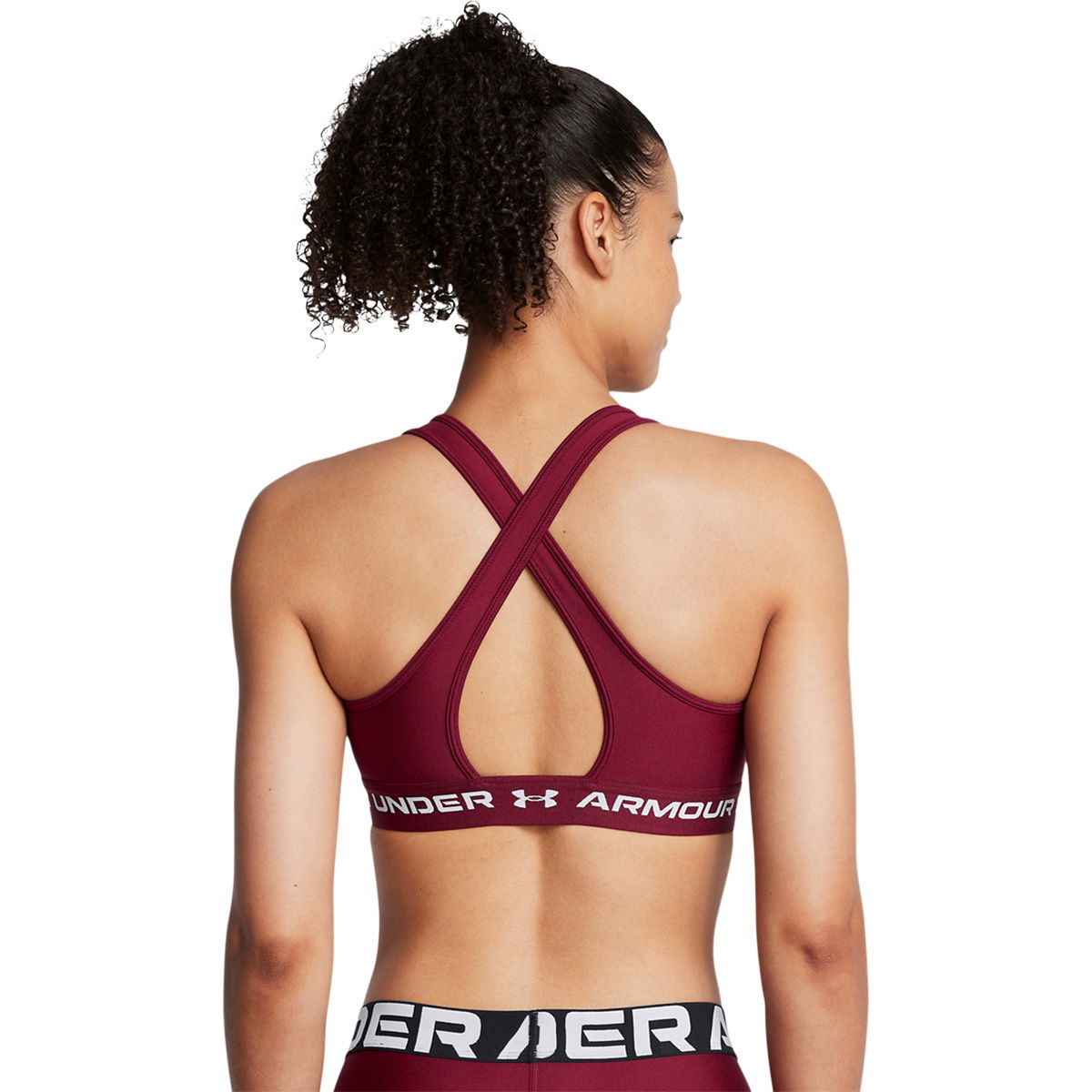 Under Armour Crossback Medium Support Sports BH Dame