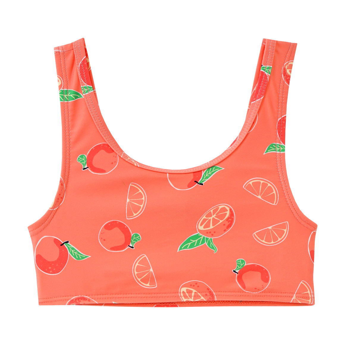 Famy Mädchen Bikini mit Allover-Print hellorange