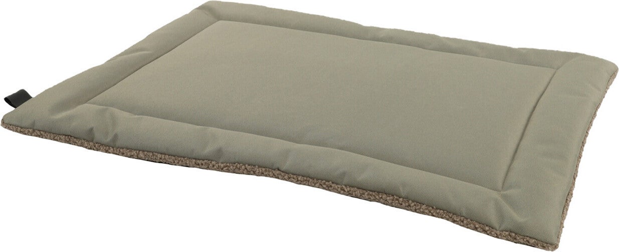 Overseas Petlife benchkussen Teddy taupe 60 x 45 x 2 cm