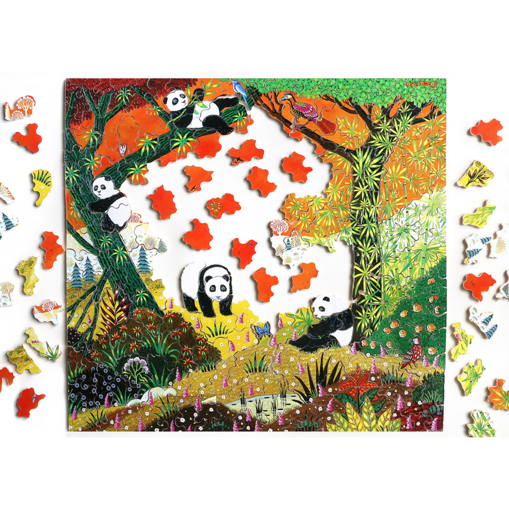 Puzzle - Alain Thomas - Les Pandas - 250 Pièces