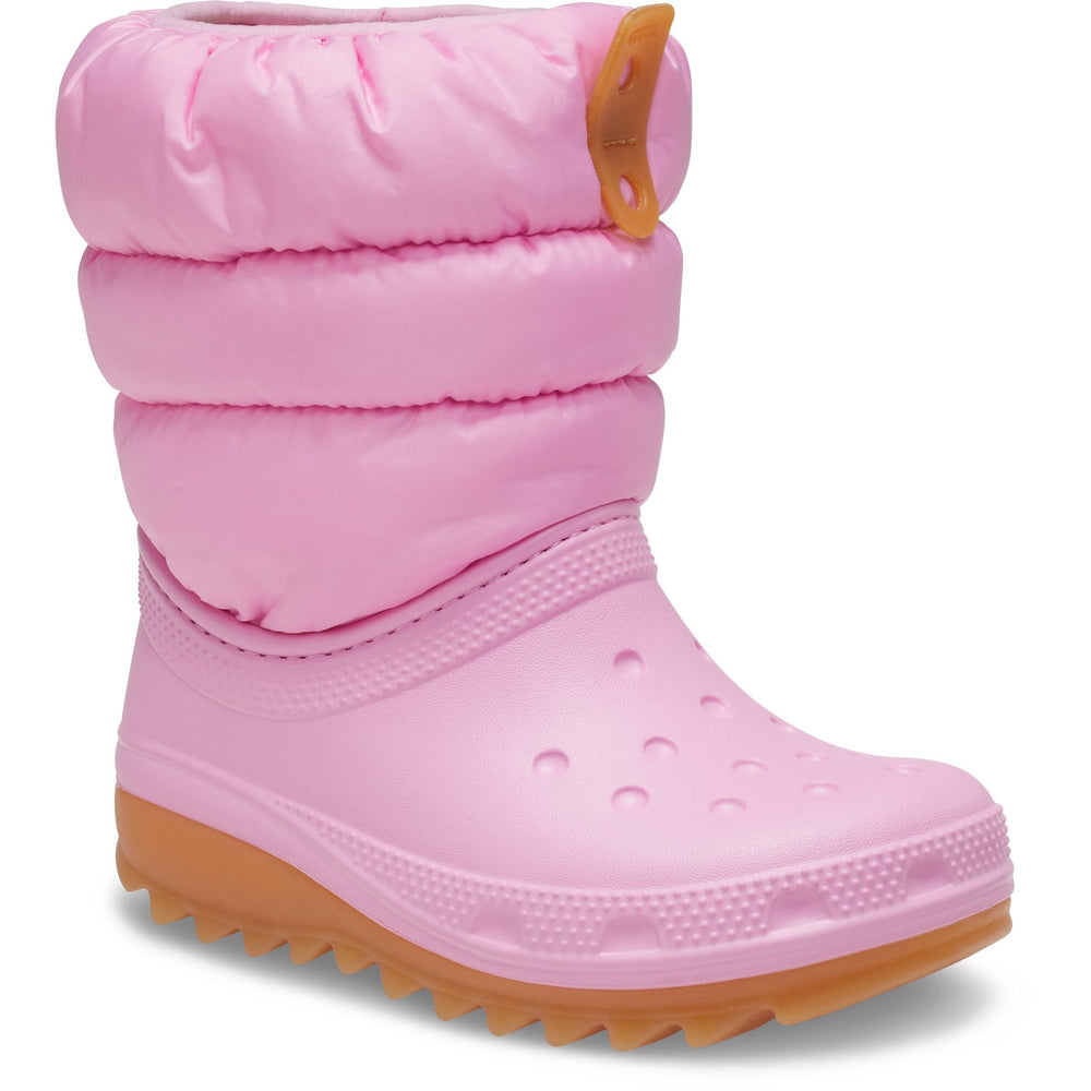Køb Crocs Pink Tweed/Gum Classic Neo Puff Støvle