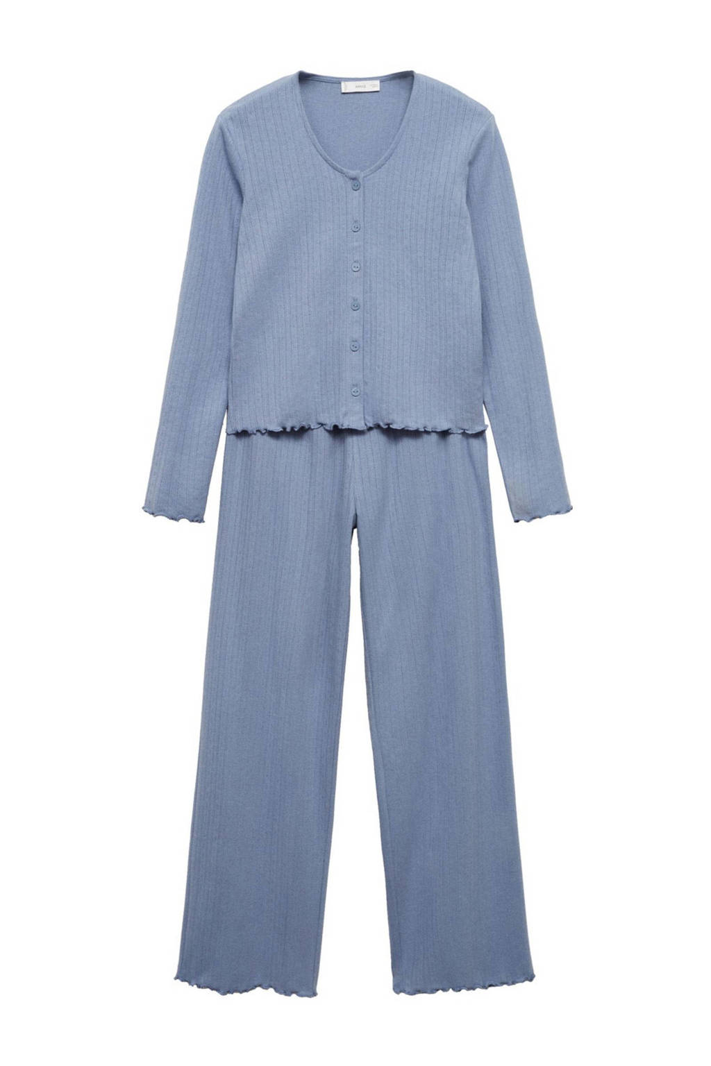 MANGO TEEN pyjama middenblauw