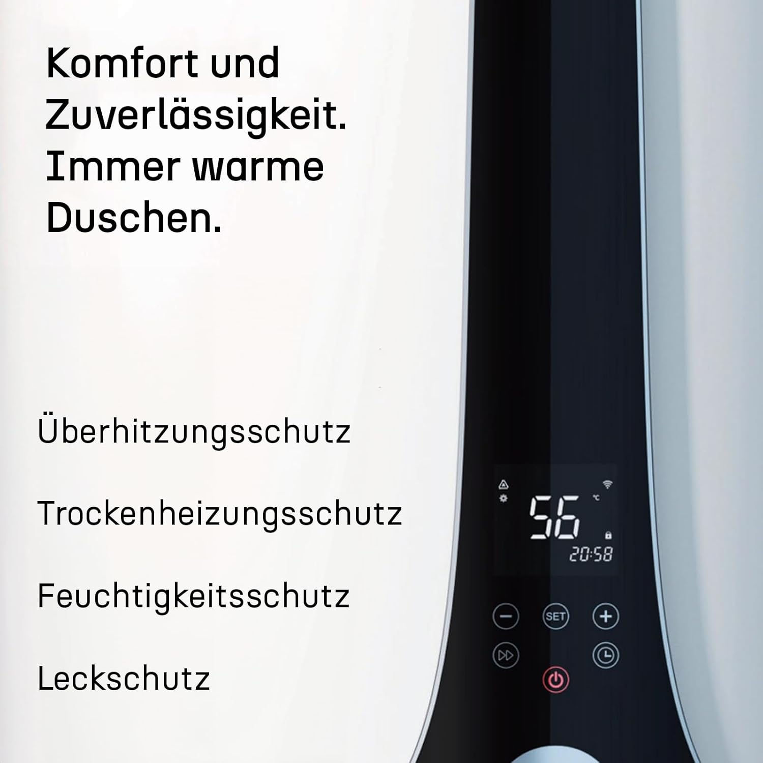 ENVIRON- AquaBoost A+ Brauchwasserwärmepumpe 100l | Wärmepumpe Warmwasser Brauchwasser Trinkwasser (100 Liter)