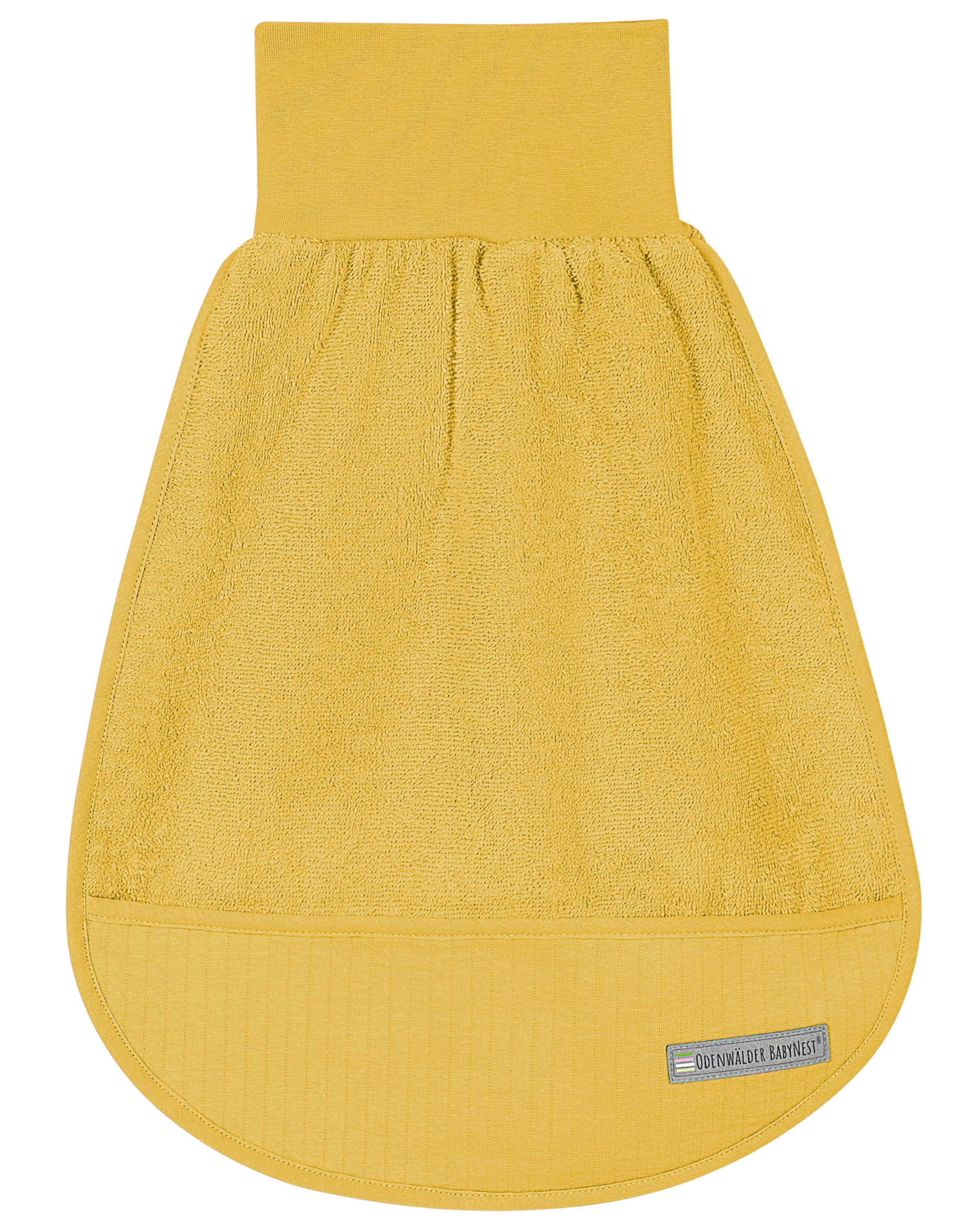 Frottée-Strampelsack BabyNest® SPRING in mustard