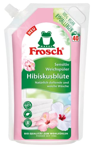 Frosch Sensitiv-Weichspüler Hibiskusblüte (40WL)