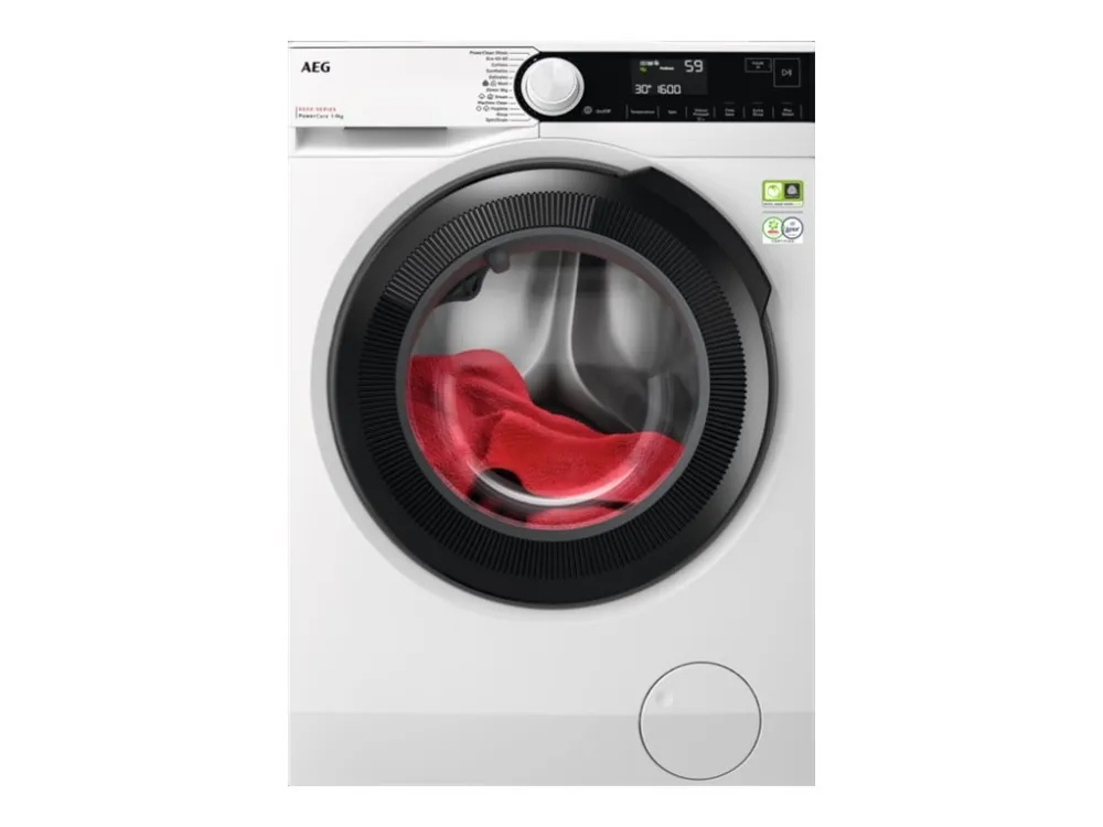 AEG 8000 Series LR834N96L - Vaskemaskine - bredde: 59.7 cm - dybde: 66 cm - højde: 84.7 cm - frontbetjening - 69 liter - 9 kg - 1600 rpm