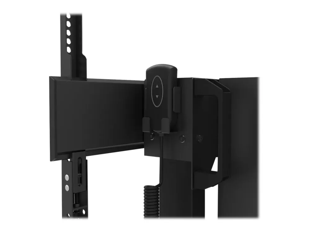 Neomounts FL55-875BL1 - Vogn med hjul - motoriseret - for LCD display - låsbar - stål - sort - skærmstørrelse: 55