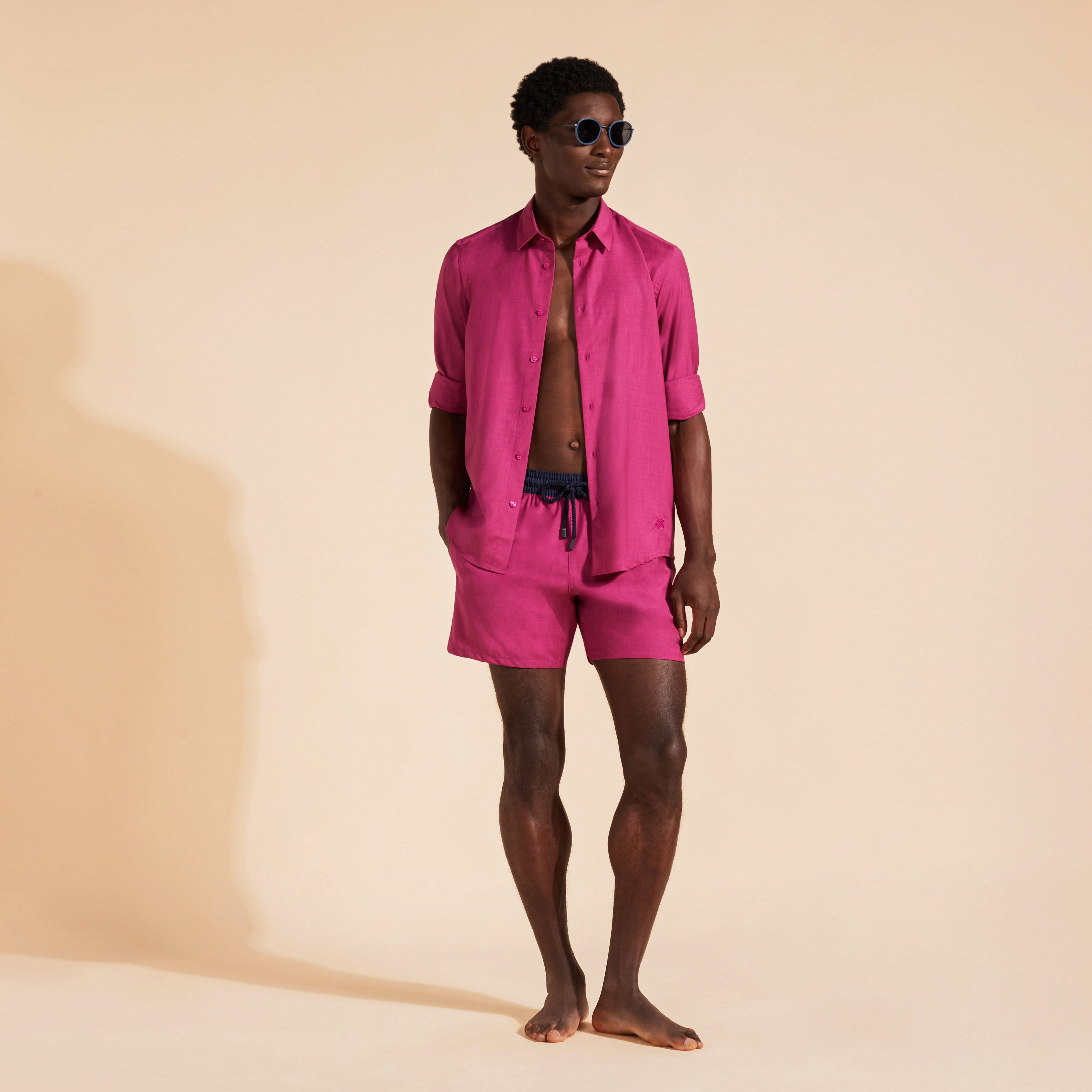 Chemise en laine homme unie