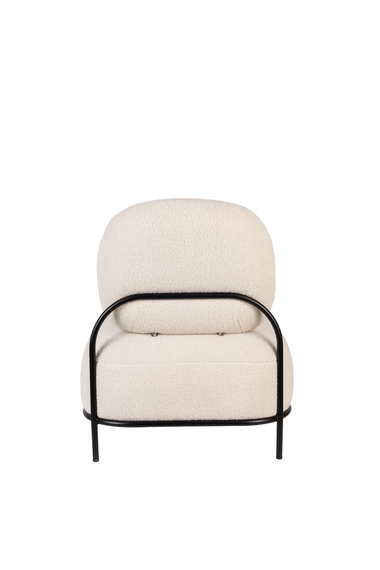 Fauteuil Polly teddy wit