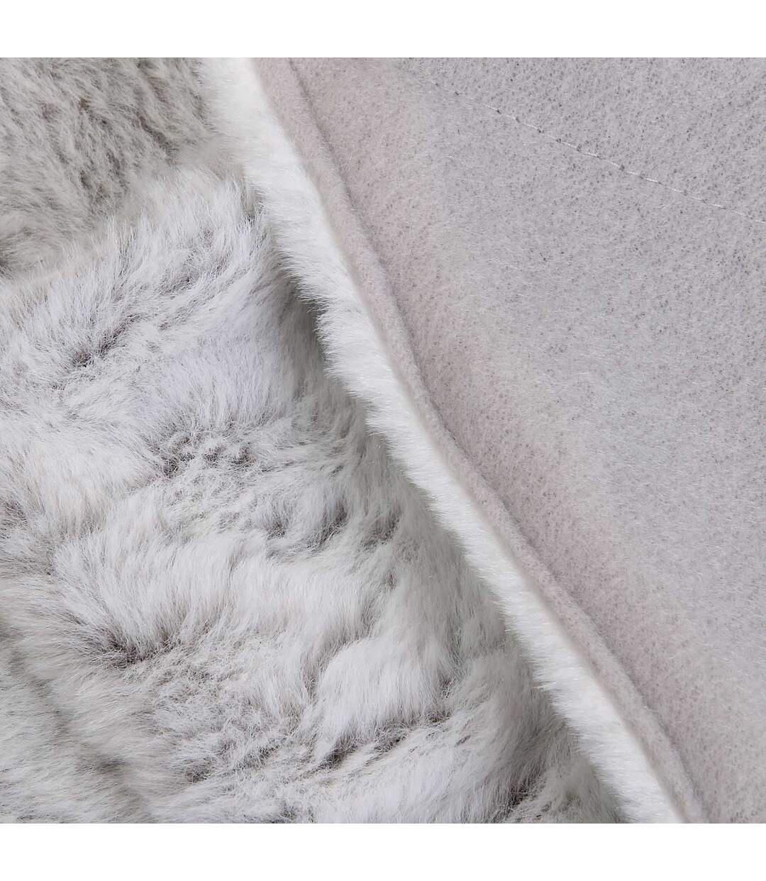 Plaid imitation fourrure XXL - 140x200cm - Gris
