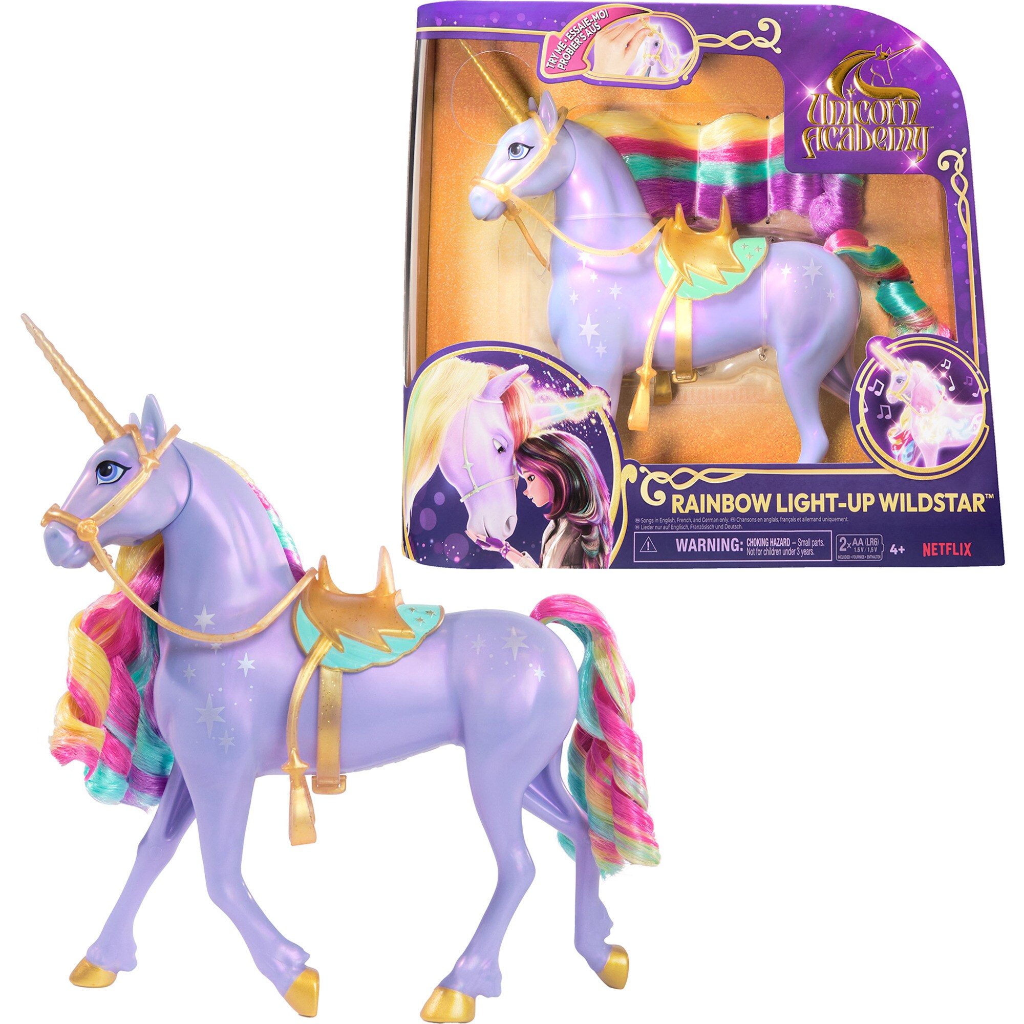 Spin Master Spielfigur Unicorn Academy - Licht-Magie Wildstar