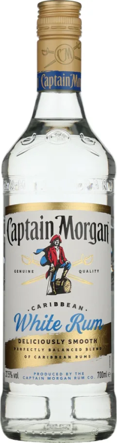 CAPTAIN MORGAN WHITE RUM 70CL