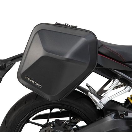 Valise SW-MOTECH KIT COMPLET URBAN ABS Noir (2x16.5 litres) - Noir