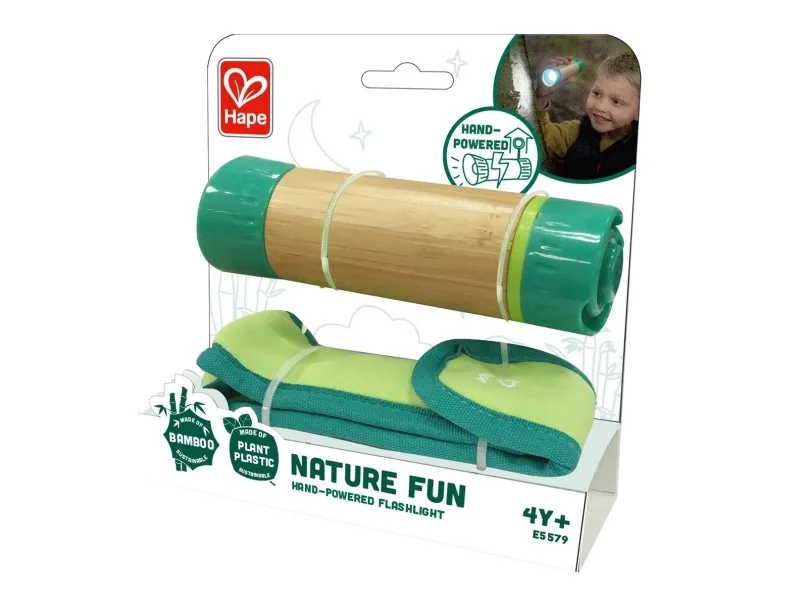 Hape Hand powered flashlight