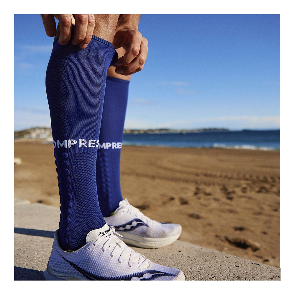Compressport FULL RUN - Chaussettes sodalite blue