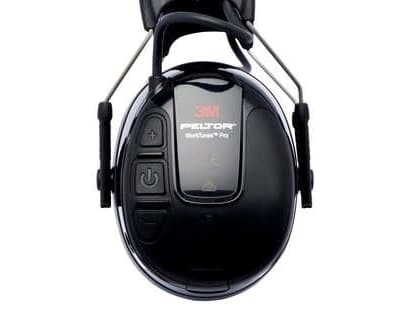 3M Peltor WorkTunes Pro HRXS220A - Hodetelefoner med radio - hodebånd - kablet - 3,5 mm jakk - svart